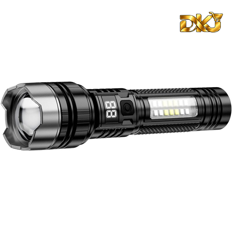 Linterna LED XO YH20 450 lm – Zoom Telescópico y Luz de Señal
